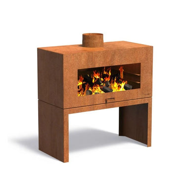 Adezz Forno Enok Corten Steel Outdoor Fireplace