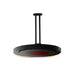 Bromic Heating Eclipse Steel Twin Pole 600mm, Matte Black
