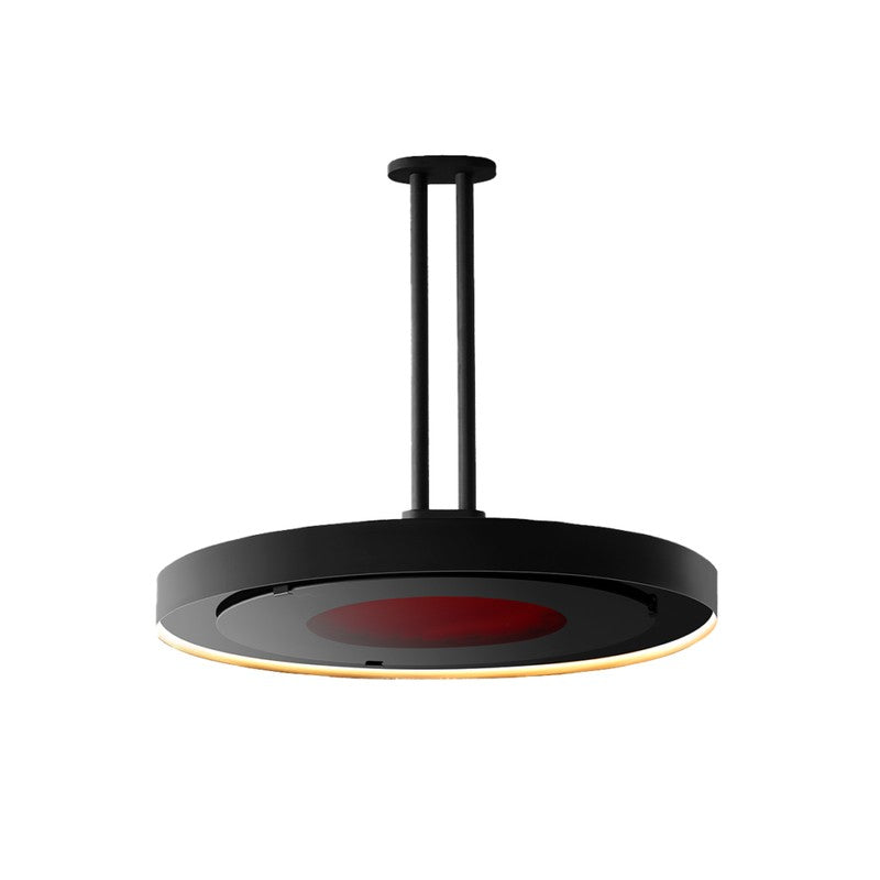 Bromic Heating Eclipse Steel Twin Pole 600mm, Matte Black