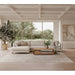 Cane-line Bloom 3-Seater Sofa with Chaise Longue, Right & Teak Legs