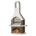 Buschbeck Milano Masonry Barbecue, White Quartz & Brown