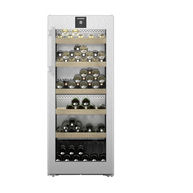 Liebherr Vinidor WPsd 4652 Steel Wine Cabinet 107 Bottle, Glass Door