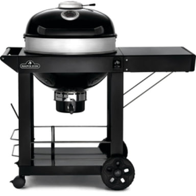 Napoleon PRO Charcoal Kettle Grill with Cart, Powder-Coated Black