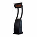 Bromic Heating Tungsten Smart-Heat® Freestanding Gas Heater, Matte Black