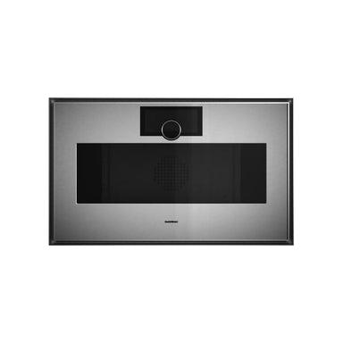 Gaggenau Expressive Series GM480120 Stainless Steel Built-In Combination Microwave Oven 76cm, Right Hand Hinge