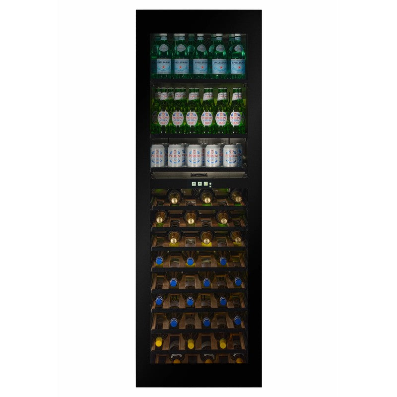 CELLA Kitchenline Beverage Center, Black Glass