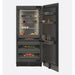 Gaggenau Vario Cooling Express Series RVC497190 90cm Fully Integrated Fridge, Dark Brushed Stainless Steel