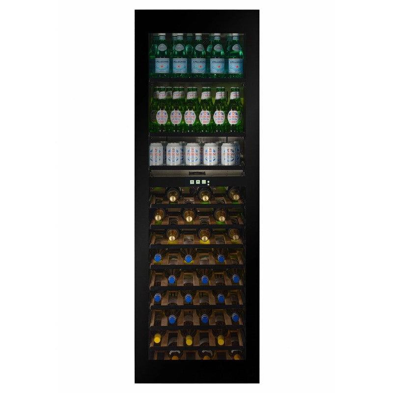 CELLA Kitchenline Integrated Beverage Centre 600mm, Black Glass