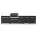 Cozze Modular Outdoor Kitchen Steel with Gas Grill, Extra Storage & Sink