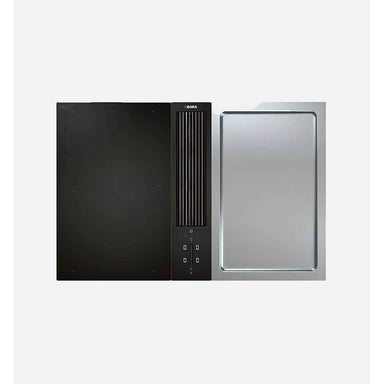 Bora CKA2FIT Stainless Steel & Ceramic Cooktop Set 32.7cm, Black