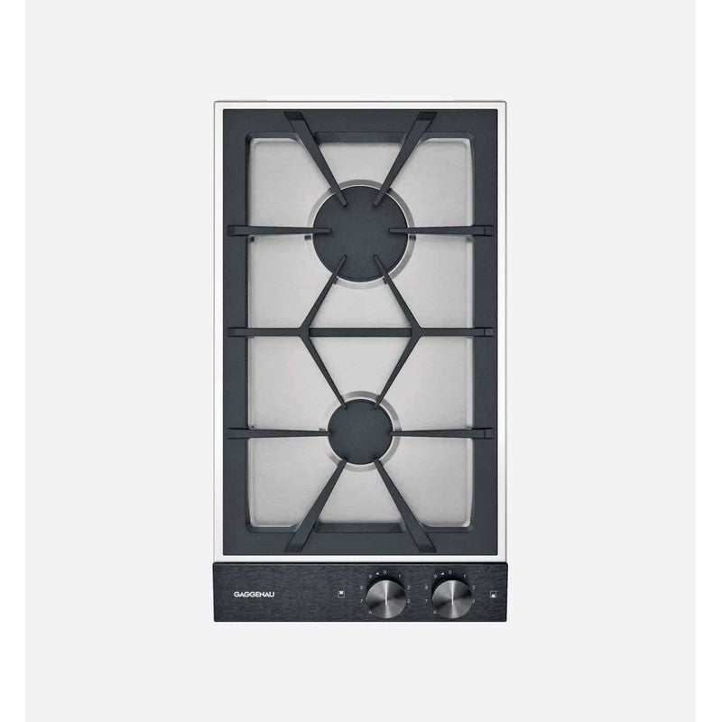 Gaggenau 200 Series VG232120F Brushed Stainless Steel Vario Liquid Gas Cooktop 28cm, Stainless Steel