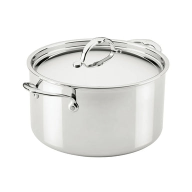 Hestan ProBond Luxe Stainless Steel Stockpot 7.6L with Lid, Mirror-Polished