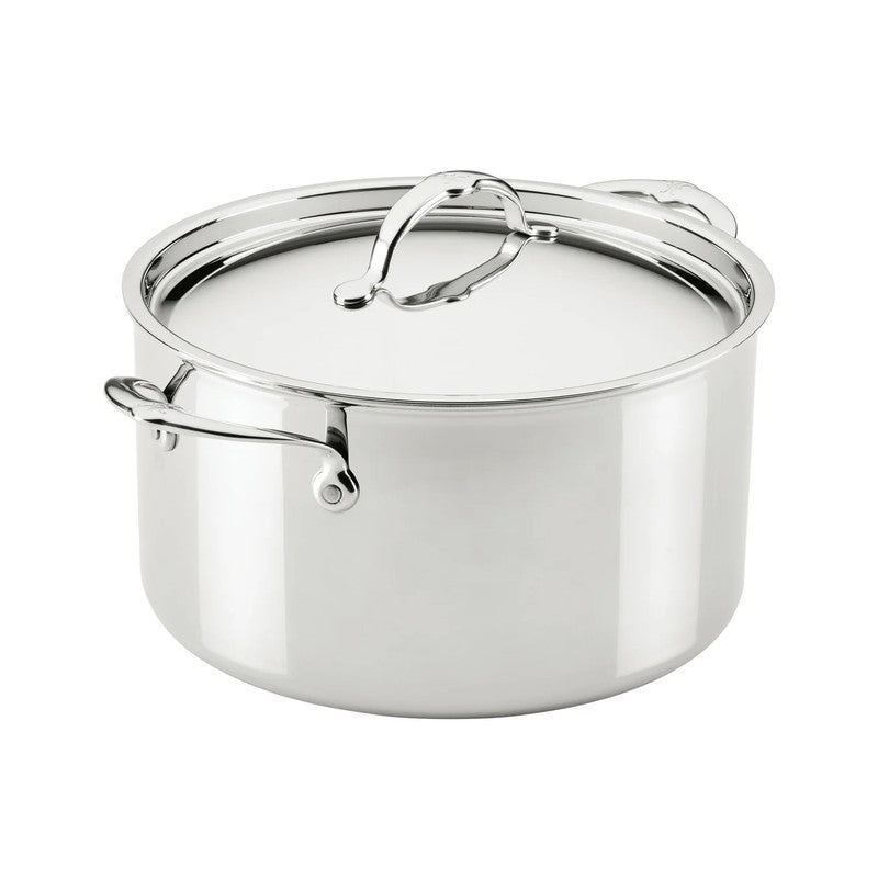 Hestan ProBond Luxe Stainless Steel Stockpot 7.6L with Lid, Mirror-Polished