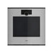 Gaggenau Minimalistic Series GO241130 60cm Sterling Built-In Single Oven, Left Hand Hinge