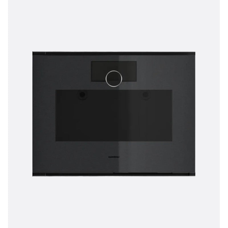 Gaggenau Minimalist Series GS220100 Stainless Steel Combination Steam Oven 60cm, Onyx