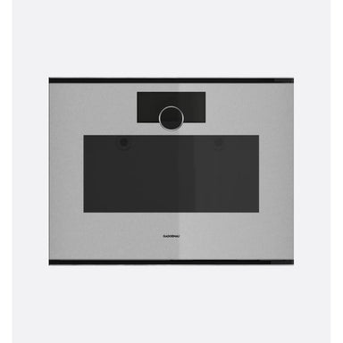 Gaggenau Minimalistic Series GS220130 Stainless Steel Built-In Combination Steam Oven 60cm, Sterling