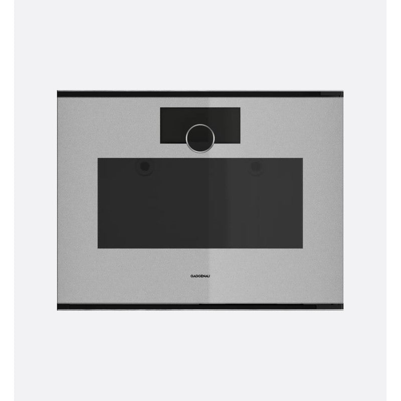 Gaggenau Minimalistic Series GS220130 Stainless Steel Built-In Combination Steam Oven 60cm, Sterling
