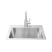 Bull Premium Stainless Steel Dual Mount Sink 24" with Faucet