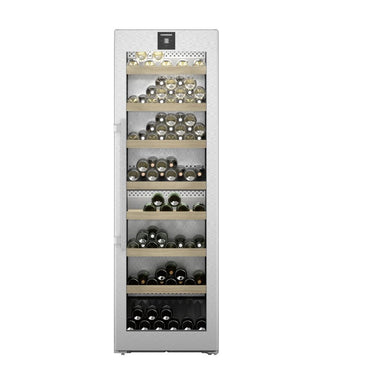 Liebherr Vinidor WPsd 5252 Stainless Steel Wine Cabinet 155 Bottle, Glass Door
