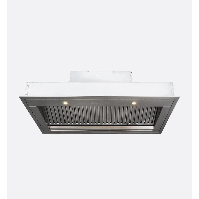 Lacanche BFUG900INSET Stainless Steel Built-In Canopy Hood 90cm, Stainless Steel