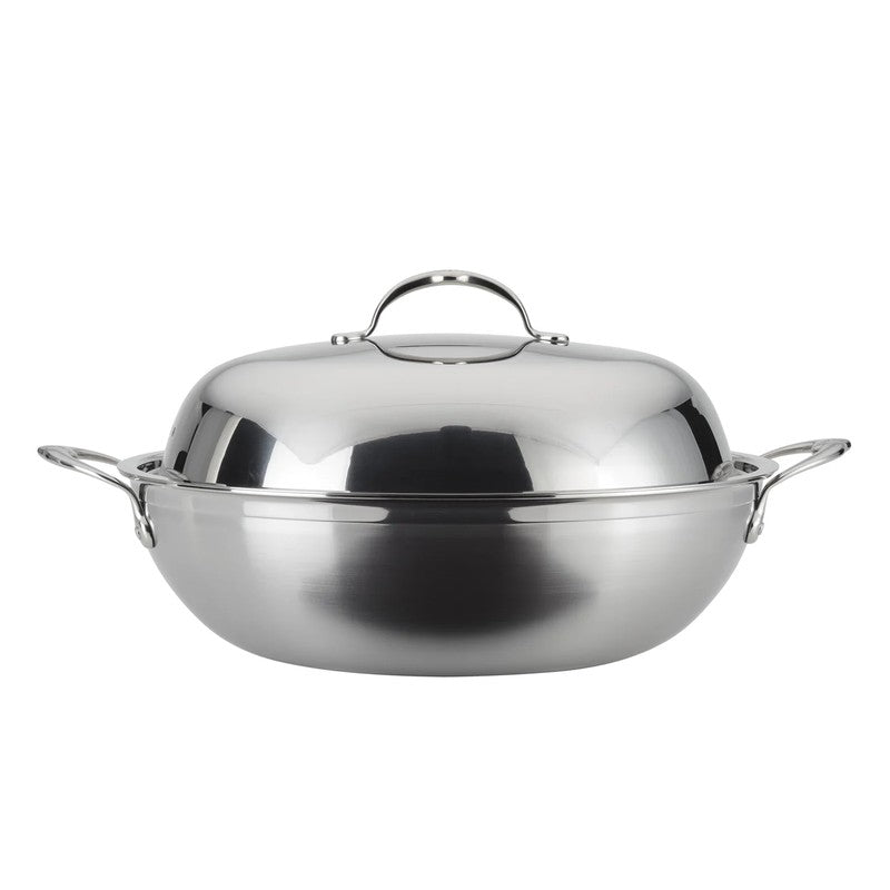 Hestan ProBond Tri-Ply Stainless Steel Wok with Lid