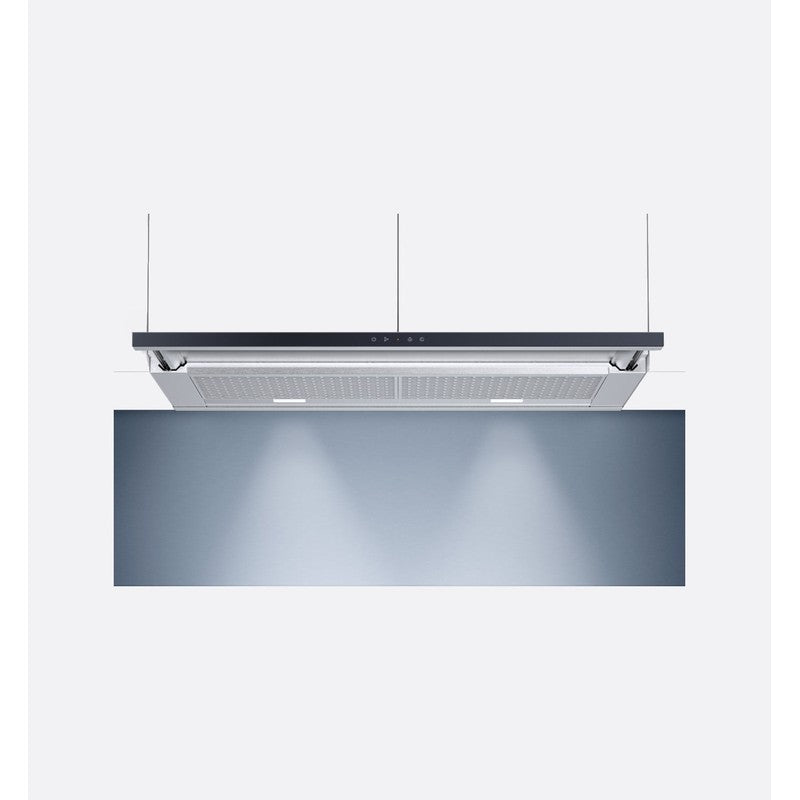 V-Zug V6000 AiroClearCabinet 90cm Extractor Hood, Black Glass