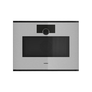Gaggenau Minimalist Series GM251130 Stainless Steel Built-In Combination Microwave Oven, Sterling