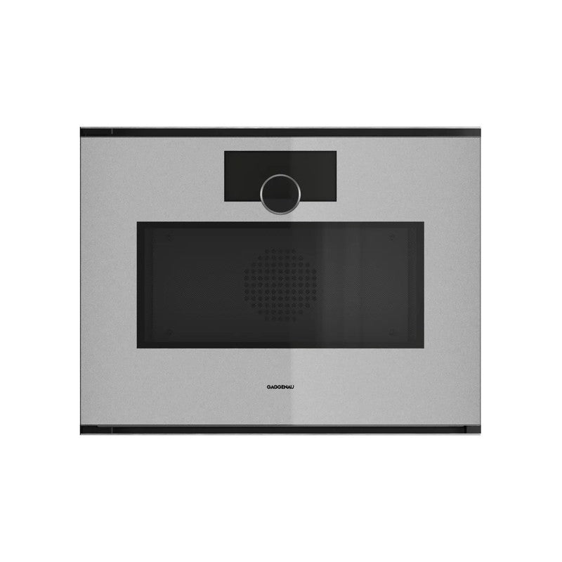 Gaggenau Minimalist Series GM251130 Stainless Steel Built-In Combination Microwave Oven, Sterling