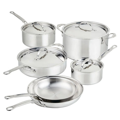 Hestan ProBond Luxe Stainless Steel 6-Piece Cookware Set, Mirror-Polished