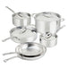 Hestan ProBond Luxe Stainless Steel 6-Piece Cookware Set, Mirror-Polished