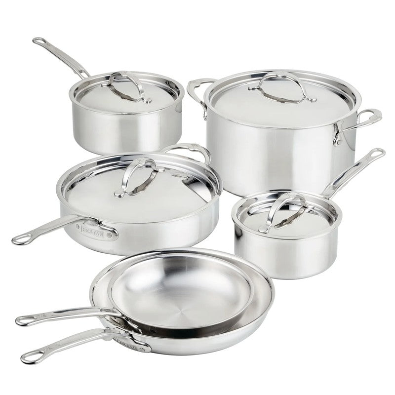 Hestan ProBond Luxe Stainless Steel 6-Piece Cookware Set, Mirror-Polished