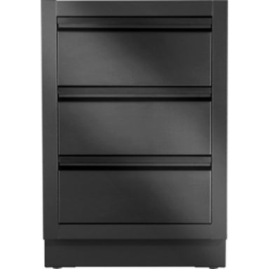 Napoleon OASIS® Powder-Coated Galvanneal Two Drawer Cabinet, Matte Black
