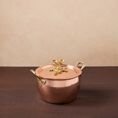 Ruffoni Opus Cupra Stockpot with Lid, 16cm