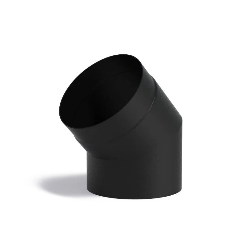 Adezz Forno Stovepipe Connector 200 Steel Stovepipe Connector, Black