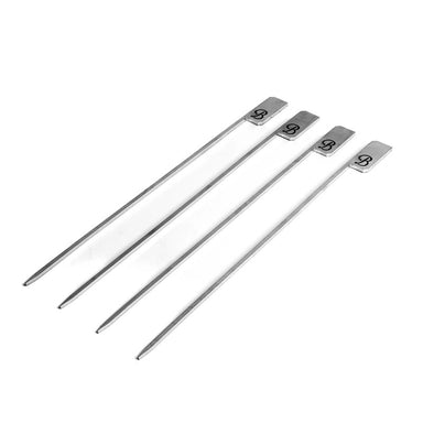 Blok Stainless Steel Skewers 350mm, 4-Piece Set