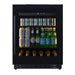 CELLA BV34-BH Beverage Fridge 118L, Black Glass