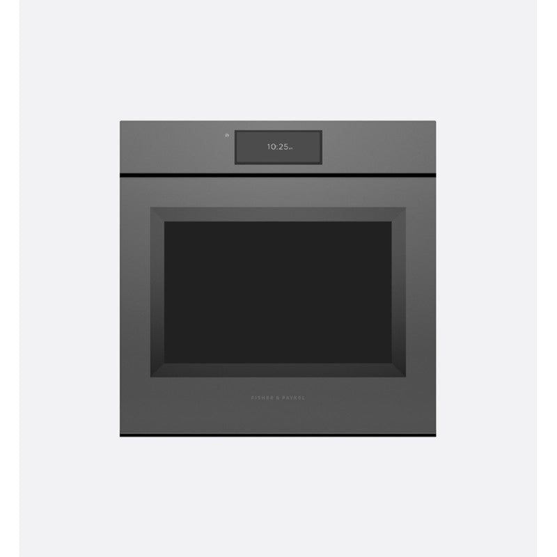 Fisher & Paykel OS60SAMHUNG5 60cm Combination Steam Oven, Grey Glass