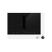 Gaggenau 400 Series CV482105 Stainless Steel Flex Induction Cooktop 80cm with Integrated Ventilation System, Black