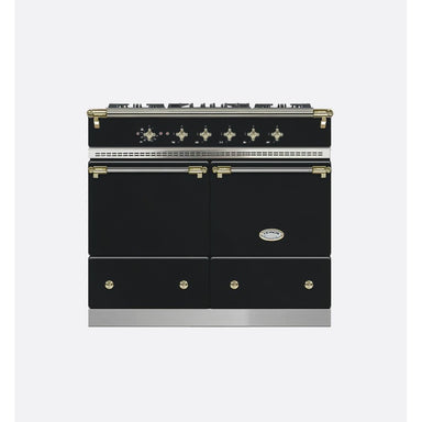 Lacanche Cluny LG1052CTANTA 100cm Dual Fuel Range Cooker, Anthracite & Brass