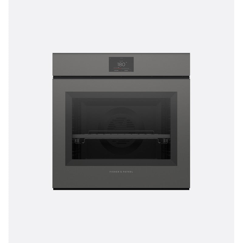 Fisher & Paykel OB60SMPTNG1 60cm Minimal Pyrolytic Oven, Grey