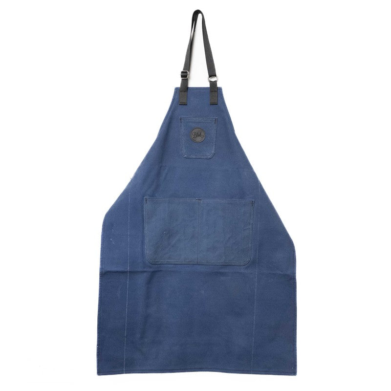 Blok Canvas Apron, in Blue, Purple, Black or Green
