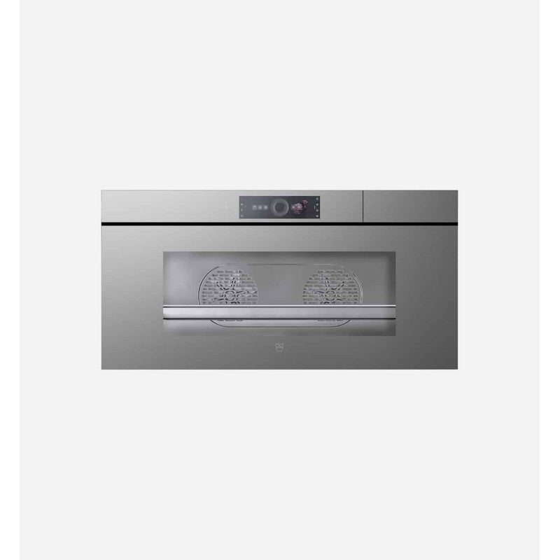 V-Zug V6000 CombiSteamer 45L Grand AutoDoor 60cm Steam Oven, Platinum Mirror Glass