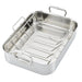 Hestan ProBond Classic Stainless Steel Roasting Pan with Rack