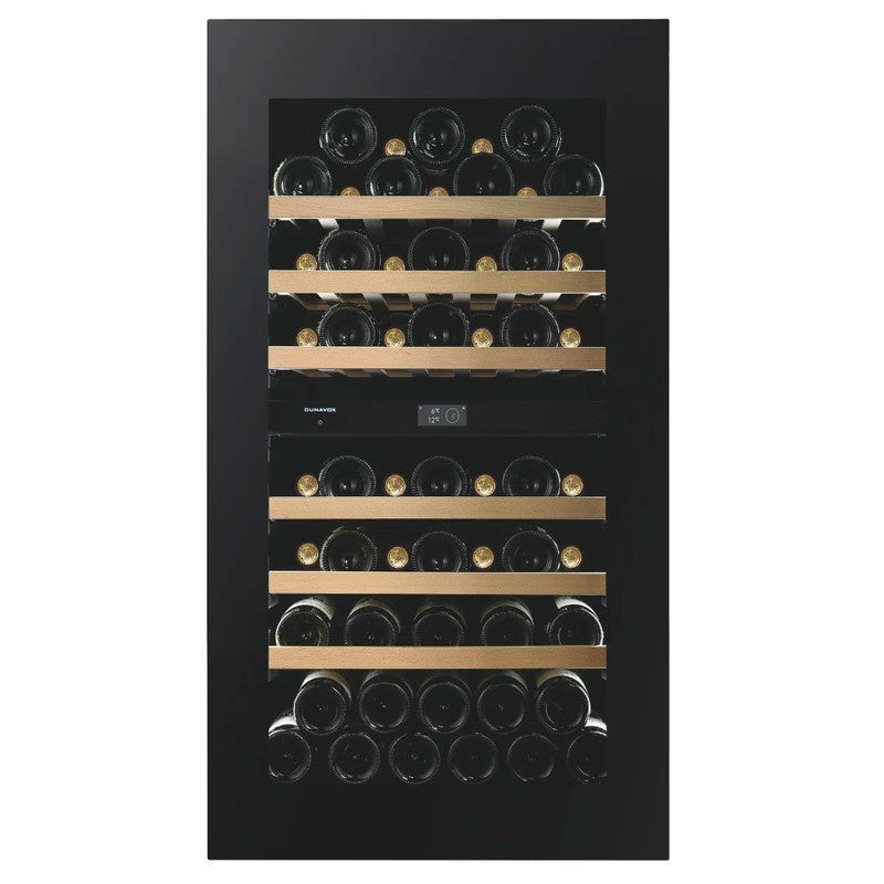 Dunavox NOBLE-56.TO Dual Zone 56 Bottle Integrated Wine Cooler