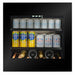 CELLA BVI-24B-TO Integrated Drinks Cooler 595mm, Black Glass