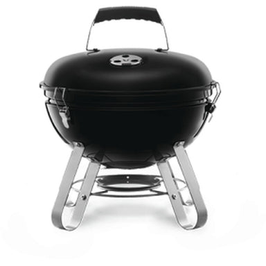 Napoleon Premium 14 Charcoal Portable Porcelain Enamel Grill, Black