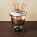 Fondue Michelle 11 Piece Fondue Set with Porcelain Insert & Iron Stand