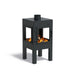 Adezz Forno DIGNA Steel Outdoor Fireplace, Black