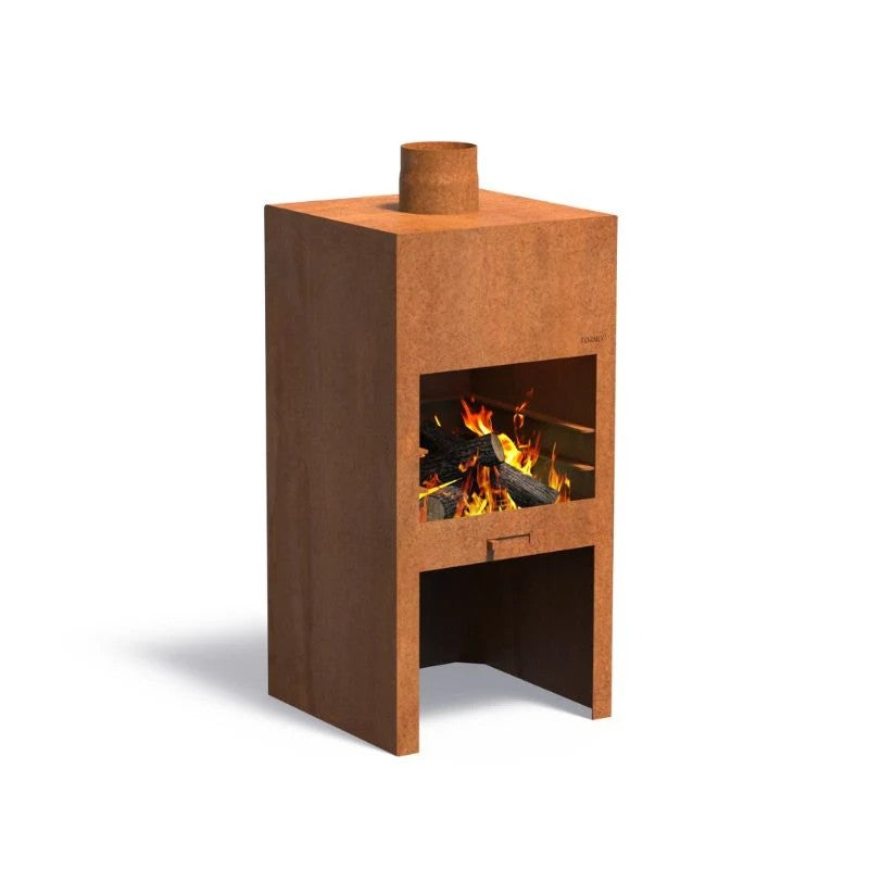 Adezz Forno Stig Corten Steel Outdoor Fireplace