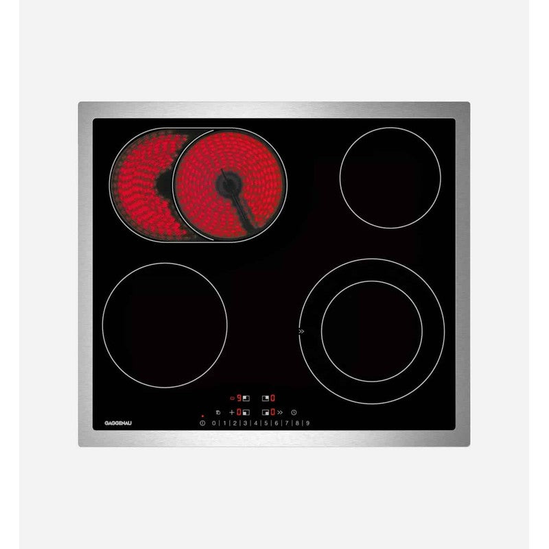 Gaggenau 200 Series Stainless Steel Glass Ceramic Cooktop 60cm